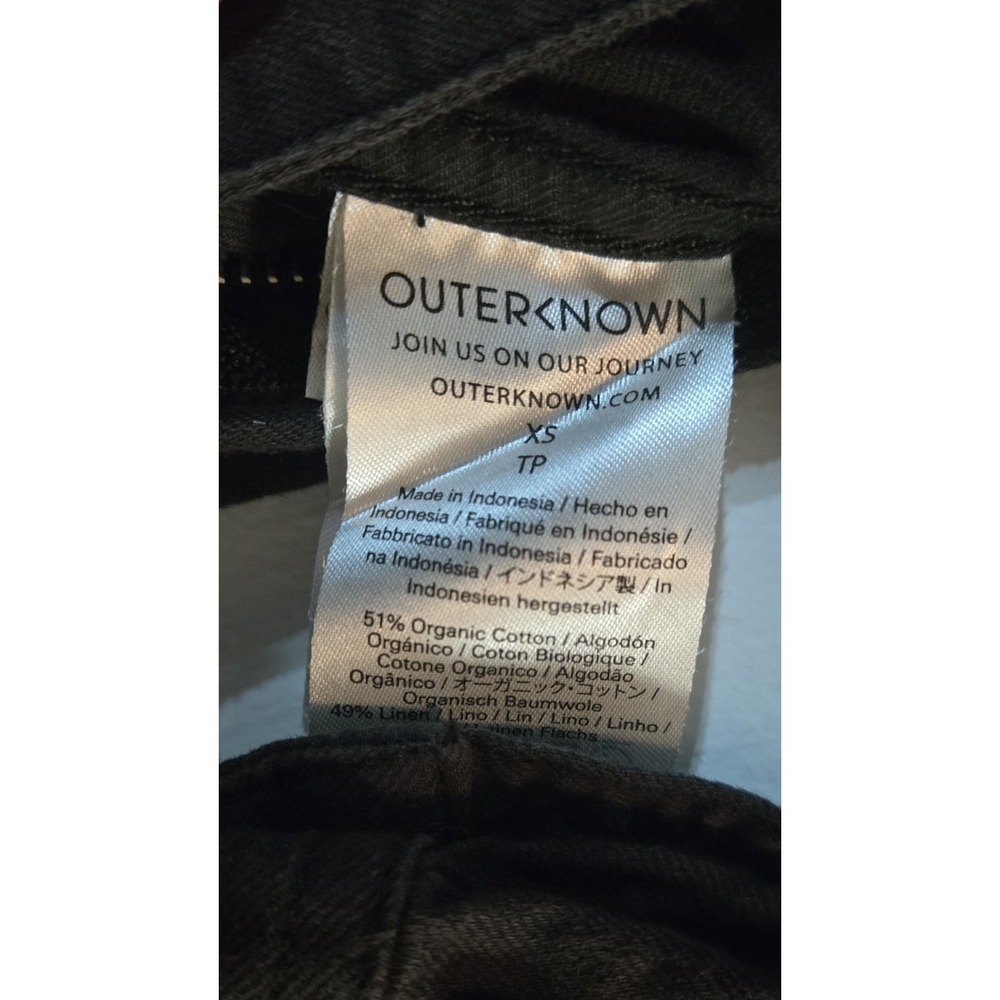 Outerknown XS Utility Zip-up Coveralls Organic Cotton Linen Unique Patch - Picture 10 of 10